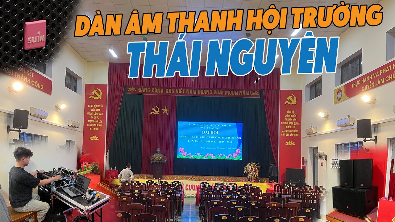 Dàn âm thanh loa hội trường SUIM tại Thái Nguyên