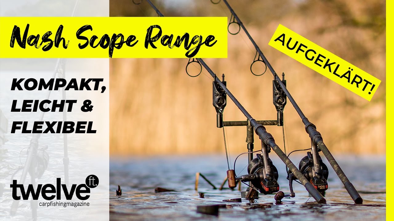 Nash Scope Range - Die perfekten Ruten für dich?  | Karpfenangeln | Stalken | Bootsangeln |