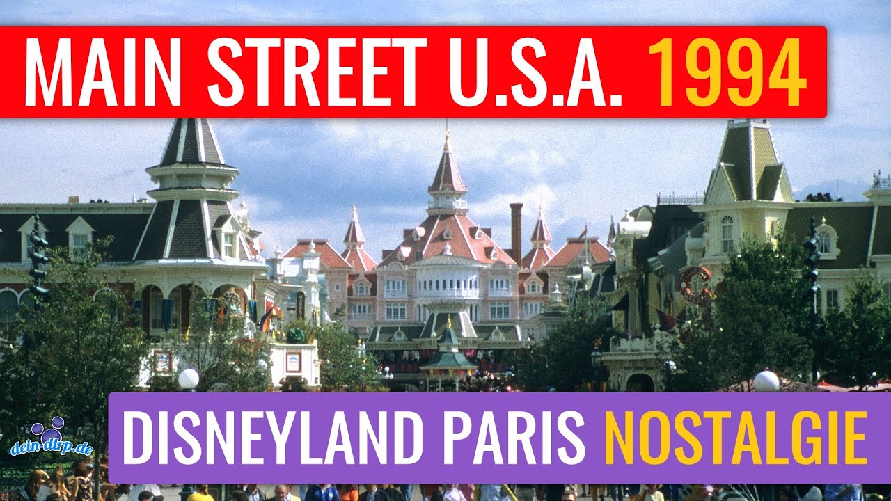 Main Street, U.S.A. im Disneyland Paris 1994 | Disneyland Paris Nostalgie mit dein-dlrp.de
