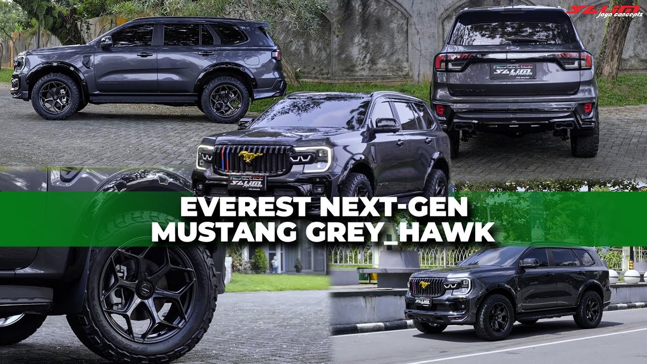 Modifikasi EVEREST MUSTANG GREY_HAWK THAI LOOk Gahar Poolll