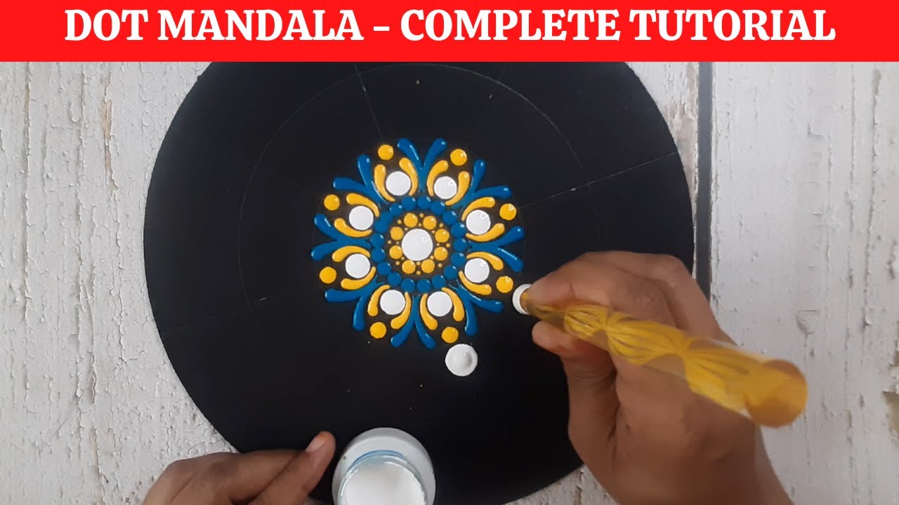Dot Painting | Dot Art | Dot mandala for beginners | Mandala Art | 122 | 2023 | ATM Creations