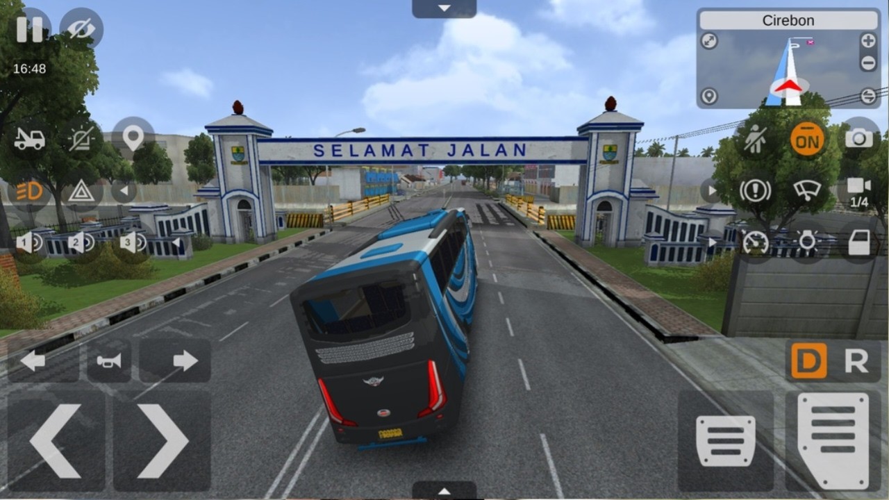 Indonesian Passenger Bus | Extreme Bus Driving | Extreme Drive Zone
