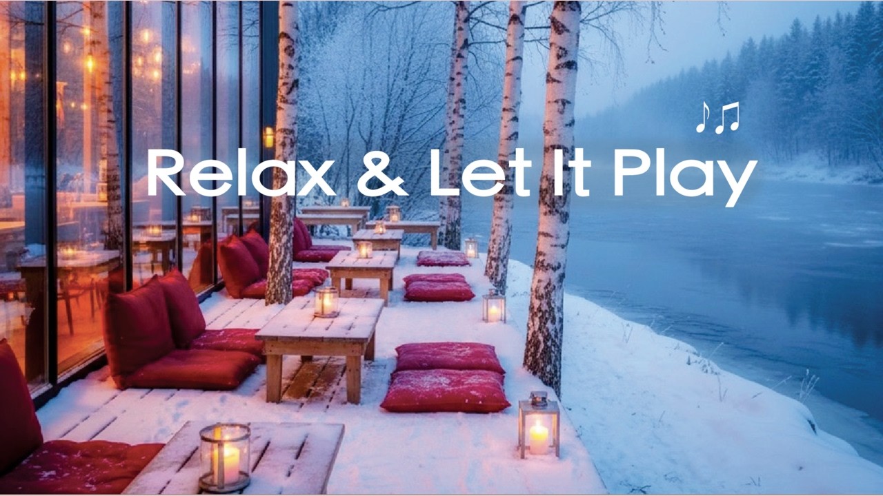 Snowy Winter Café Lofi ❄️ Relaxing Lofi Piano Music for Studying, Working & Focus