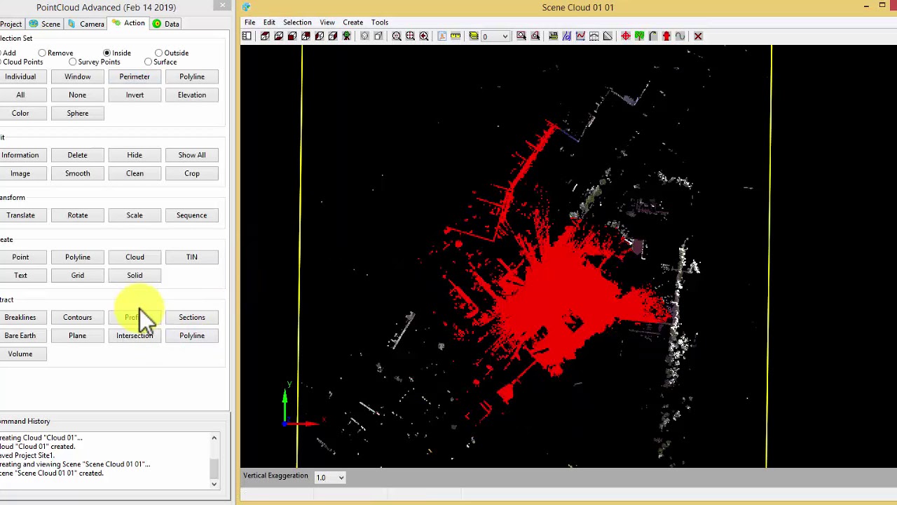 1) Carlson Point Cloud - Importing and Map Preparation