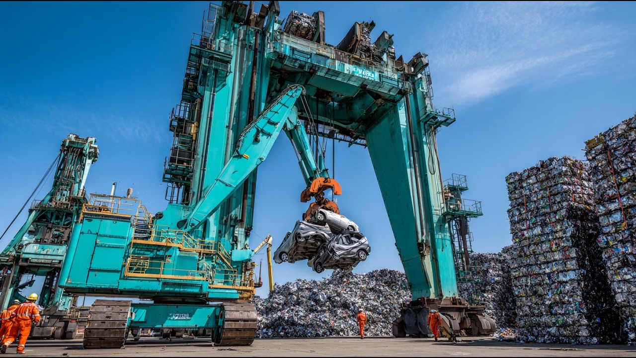 Japan&rsquo;s Car Recycling Process Amazes the World. Inside Global Industrial Manufacturing &  Factories.