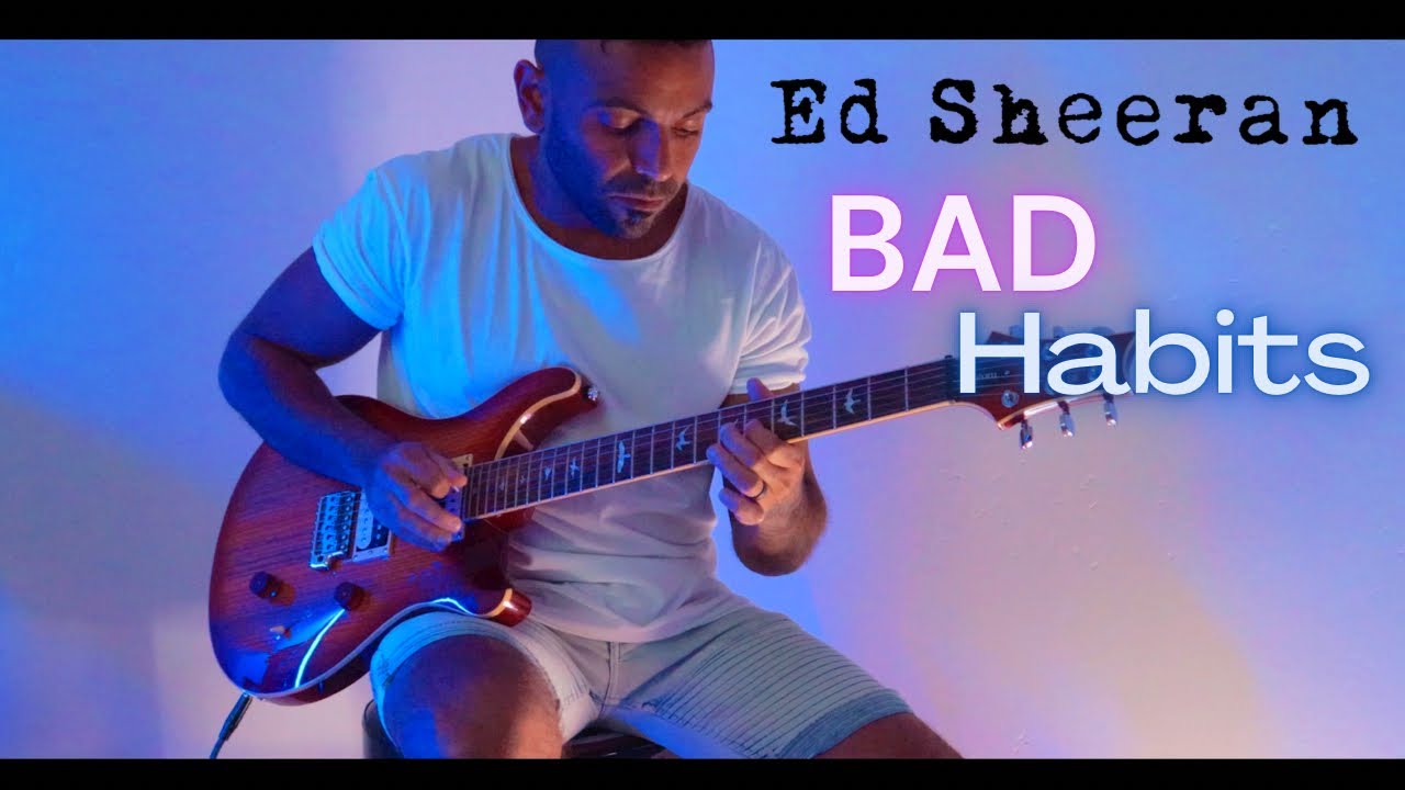 Ed Sheeran - Bad Habits (Instrumental | Electric Guitar Cover)