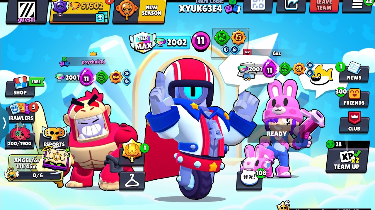 STU 2K в первый день сезона с @Gas-Brawlstars
