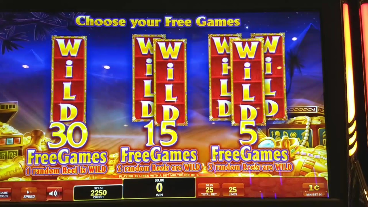 GOLDEN EGYPT SLOT MACHINE: WILD BONUS HITS