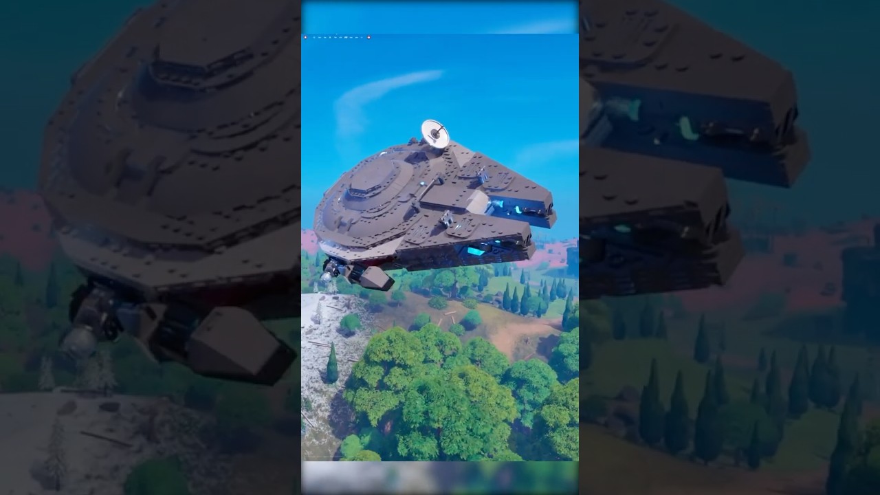 Mini Millenium Falcon In LEGO Fortnite Odyssey #LEGOFortnite #StarWars