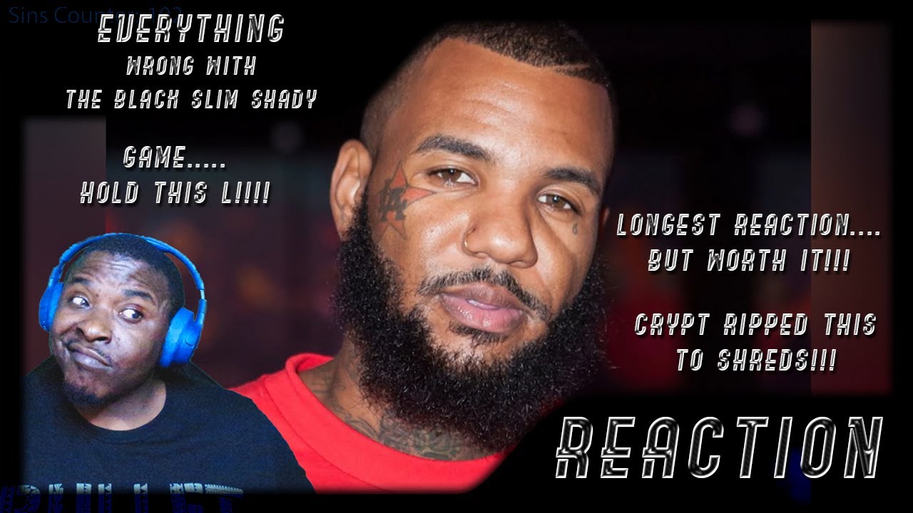 CRYPT RIPPED THIS TO SHREDS!!! | Everything Wrong With The Black Slim Shady (Eminem Diss) (REACTION)
