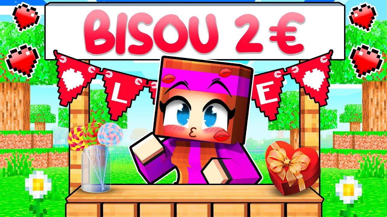 J'ai ouvert un STAND à BISOUS sur Minecraft !