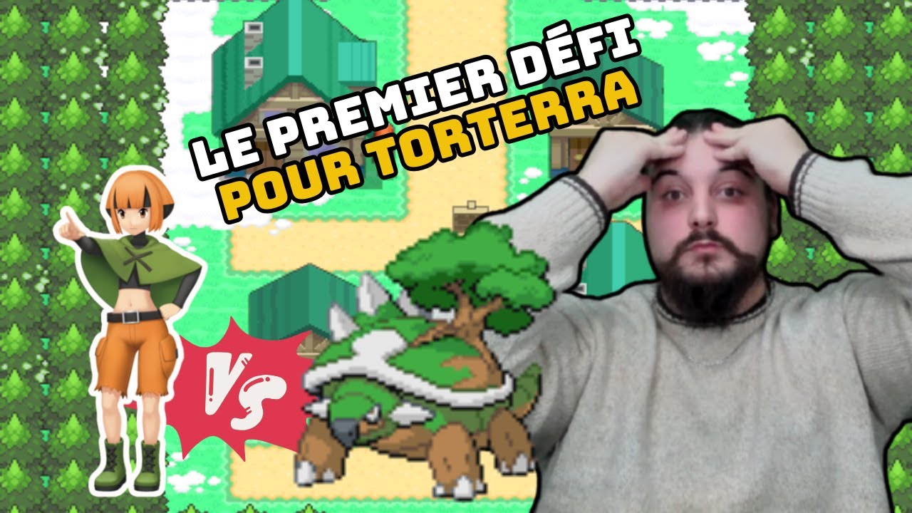 DÉFI SOLO TORTERRA - LE PREMIER OBSTACLE DE CE DÉFI ARRIVE - POKÉMON PLATINE