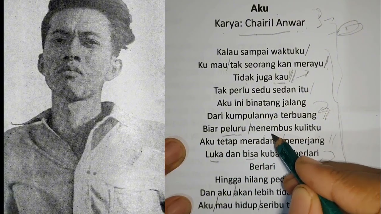 Baca Puisi - Teknik baca Puisi Aku karya Chairil Anwar 