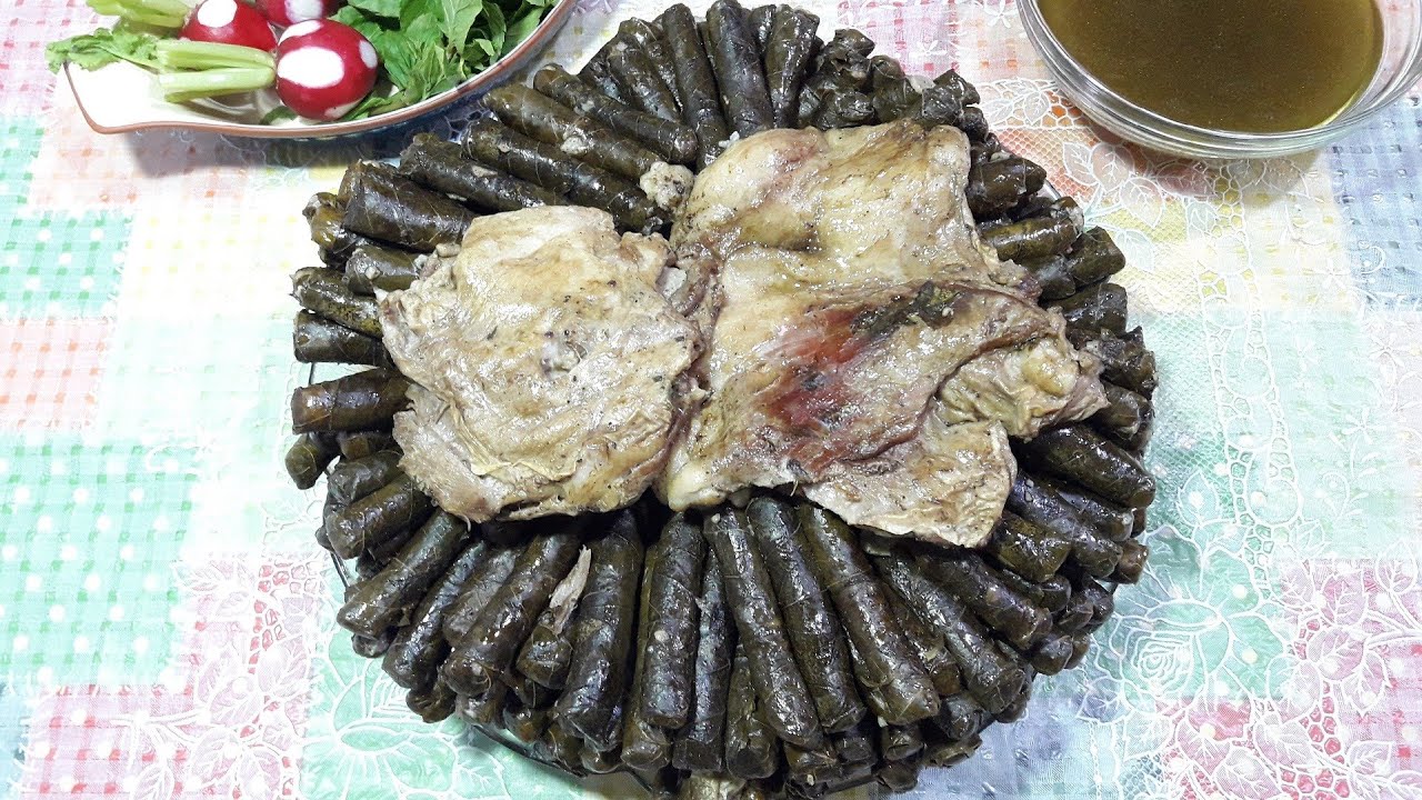 اليبرق السوري الملوكي ( محشي ورق عنب )