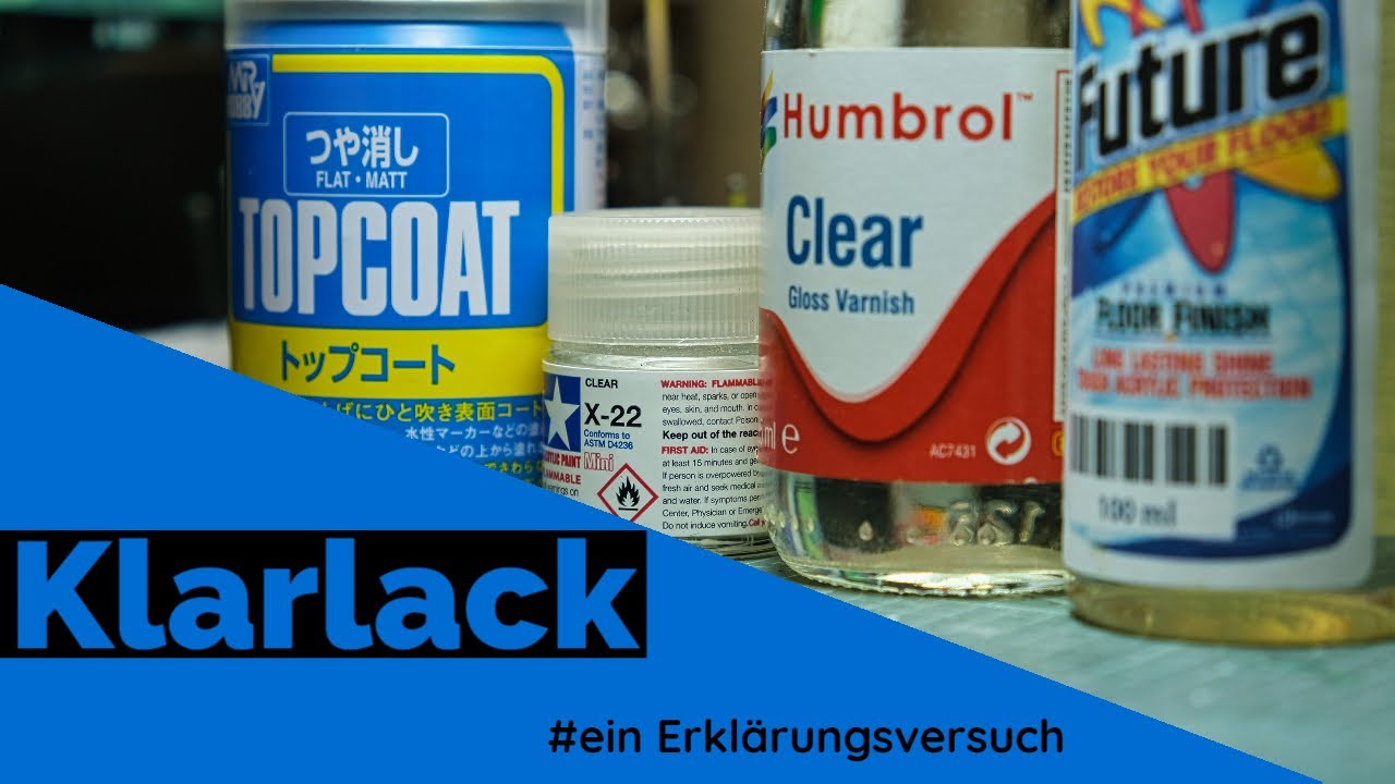 Was du über Klarlack im Modellbau wissen musst