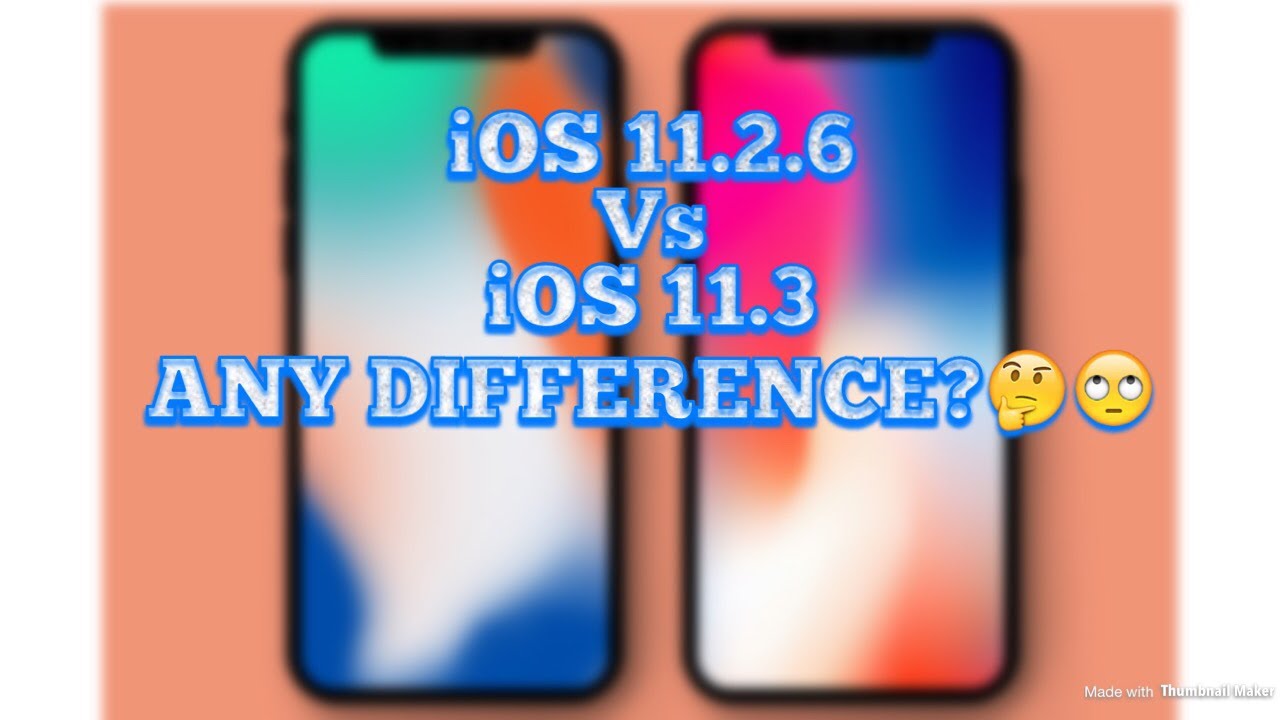 iOS 11.3 Vs iOS 11.2.6 Speed Test-iPhone X