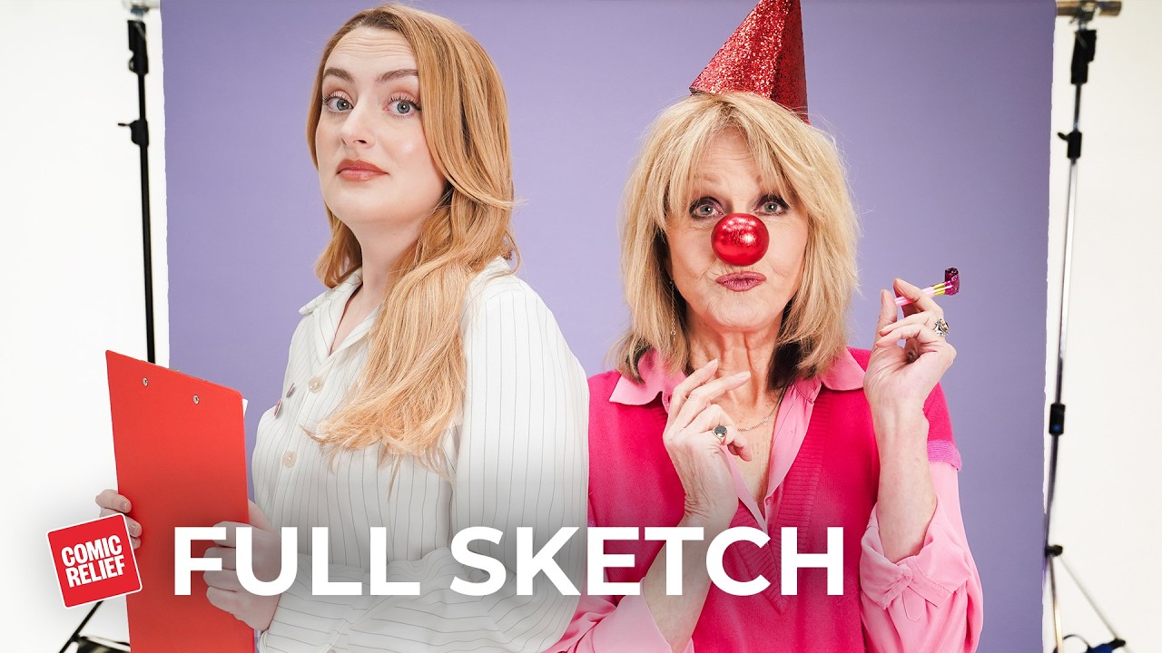 Amelia Dimoldenberg meets Joanna Lumley | Red Nose Day 2025