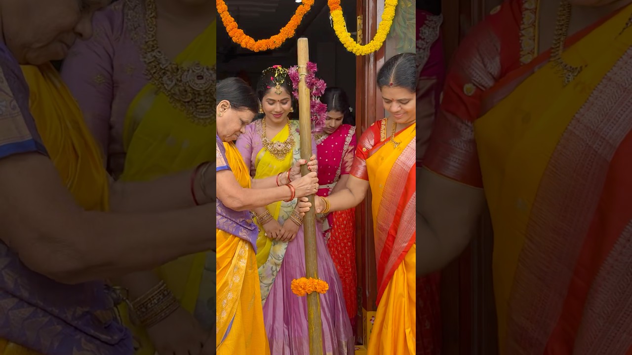 Pasupu Function 💕 #trending #wedding #shopping #viralshort #shorts #teluguvlogs #dasarivlogs