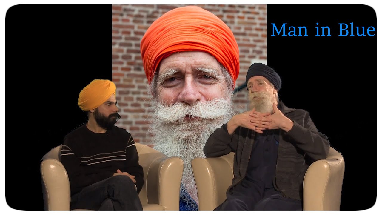 'Sikhí Works' with Man in Blue (Dutchman Harjinder Singh)