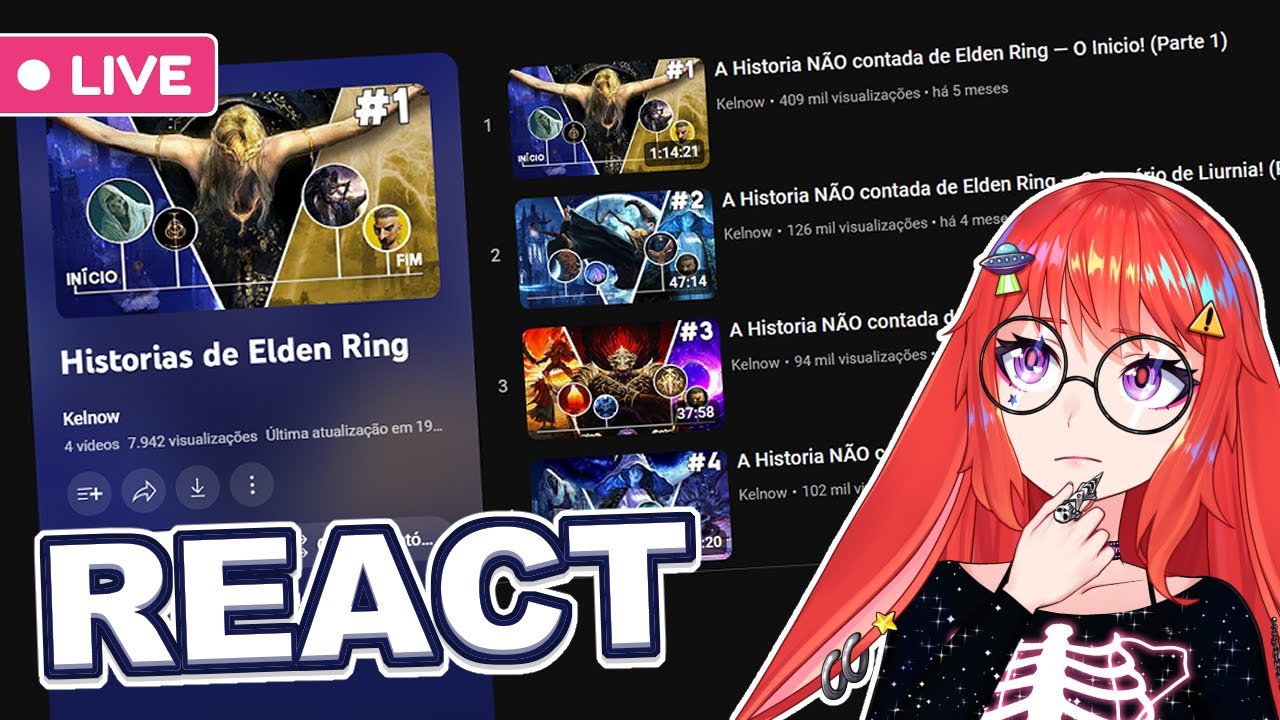 Reagindo A Historia NÃO contada de Elden Ring (por Kelnow)