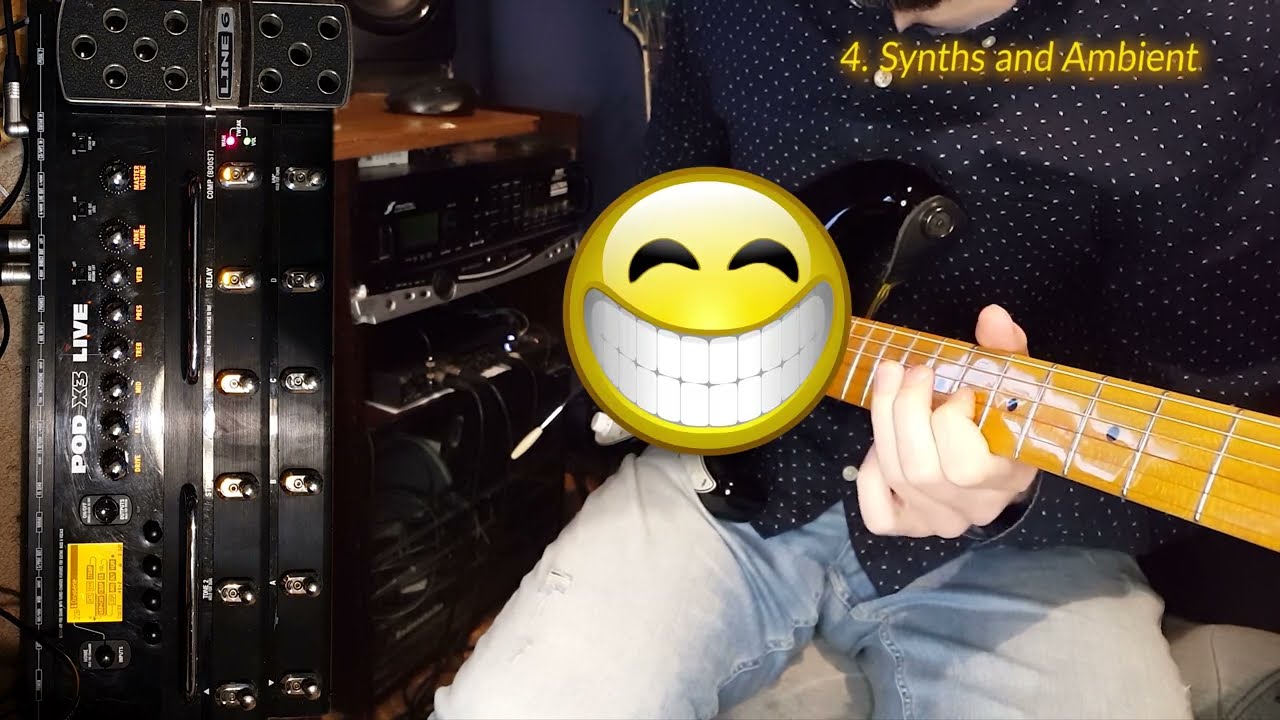 Line6 X3 Live - custom presets demo
