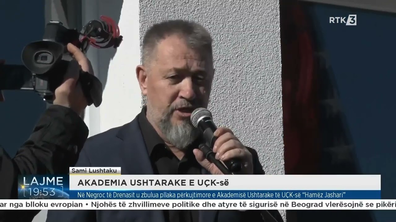 Në Negroc të Drenasit u zbulua pllaka përkujtimore e Akademisë Ushtarake të UÇK-së 