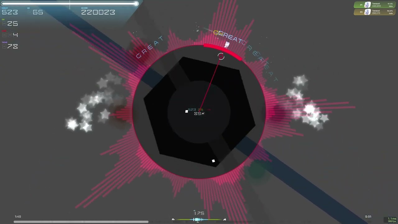 osu!(lazer) - tau | Quaoar 11 miss