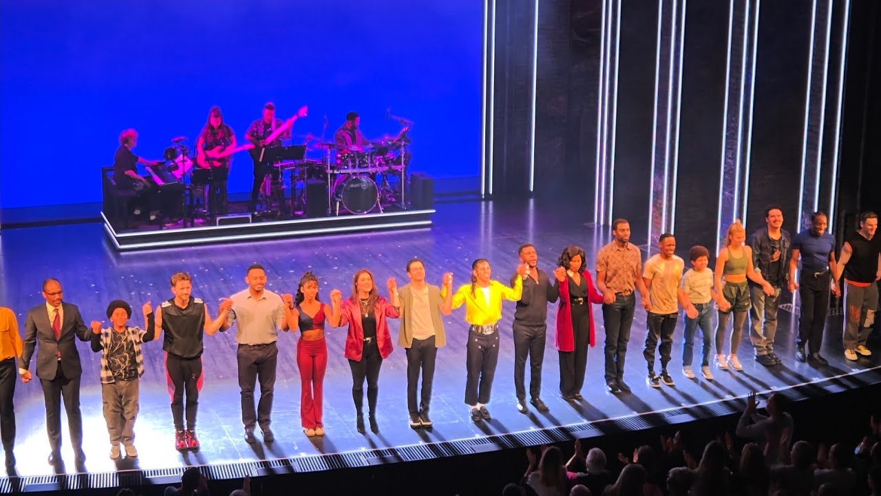 MJ Musical - Prince Edward Theatre London. Kieran Alleyne as Michael Jackson. November 2024.
