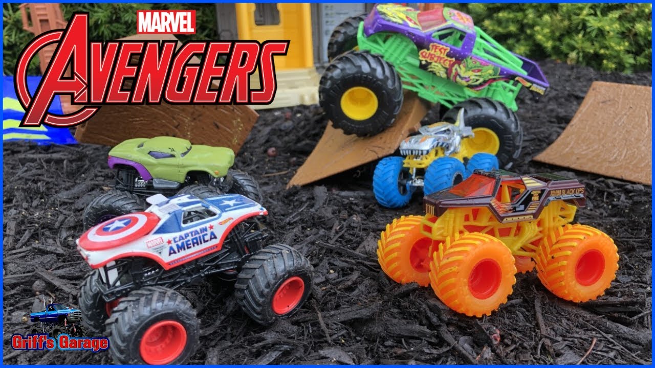 Black Ops Fire Mad Scientist Creations! | Marvel Avenger Monster Jam Toys
