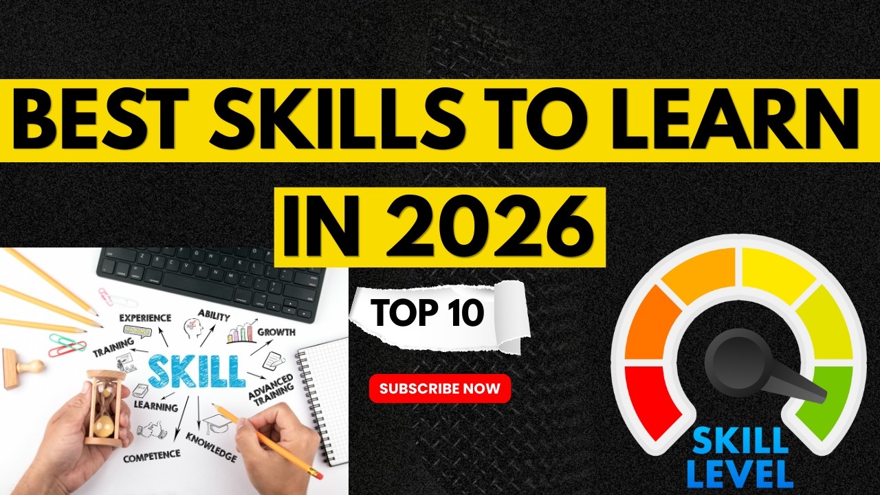 Top 10 Digital Skills To Learn For A HIGH PAYING CAREER In 2026