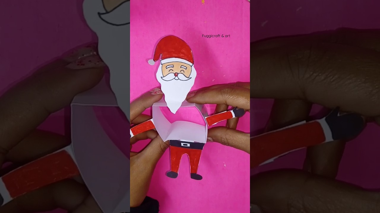 25 December Santa dancing craft #short