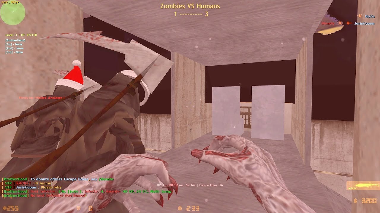 Counter-Strike: Zombie Escape Mod - ze_Jurassicpark4 on Brotherhood