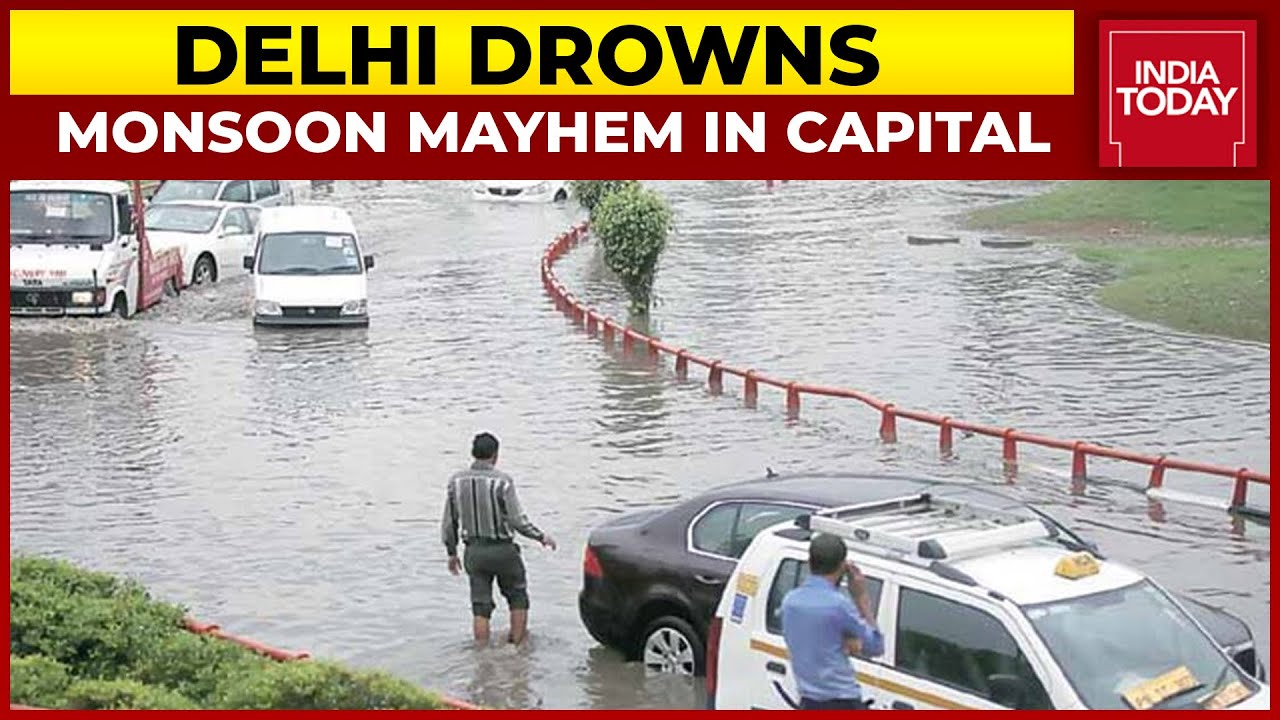 Monsoon Mayhem: From Underpasses To Arterial Roads, Delhi Witnesses Severe Waterlogging