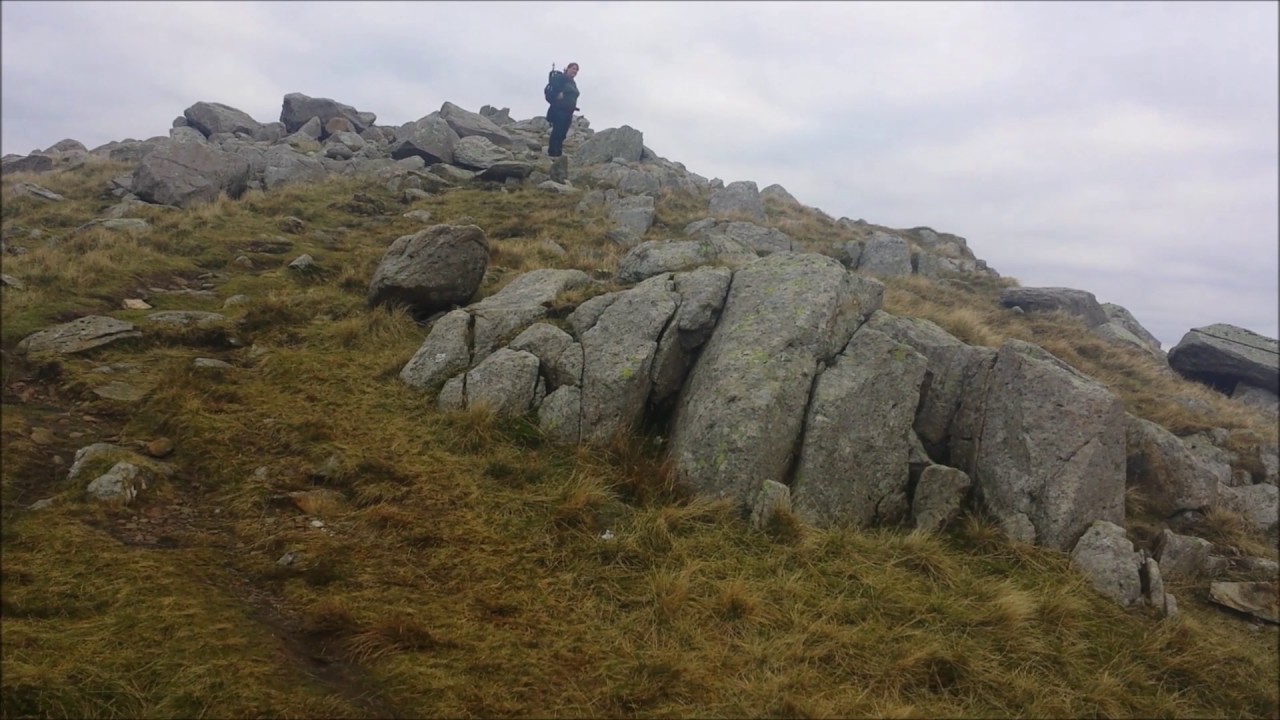 Rossett Pike from old dungeon ghyll 2nd Dec 2016