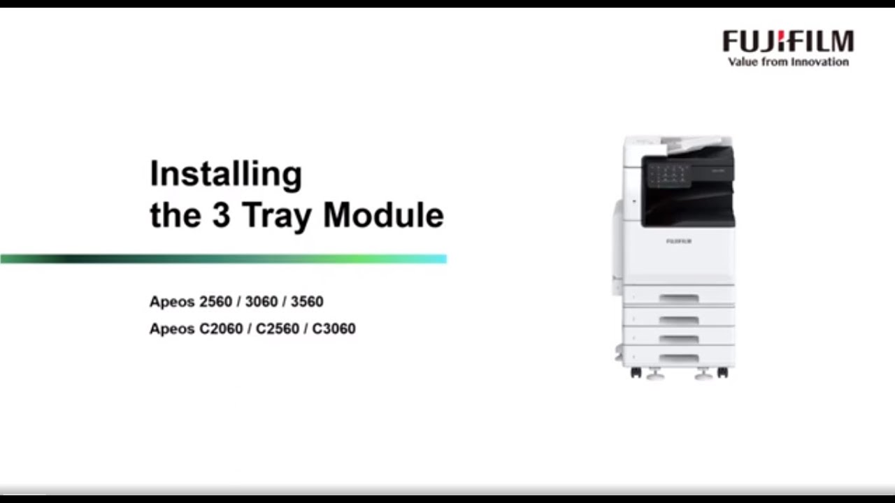 Installing the 3 Tray Module