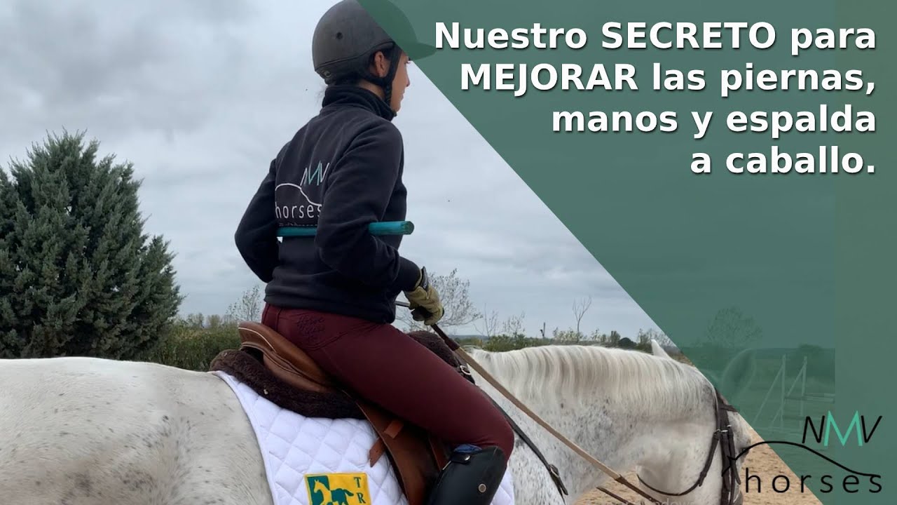 🐴¡Nuestro SECRETO! para que no se te mueva la pierna, la mano o la espalda montando a caballo🐴