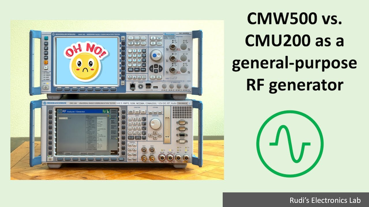 REL#67 Сравнение CMW500 и CMU200 в качестве генератора радиочастот общего назначения