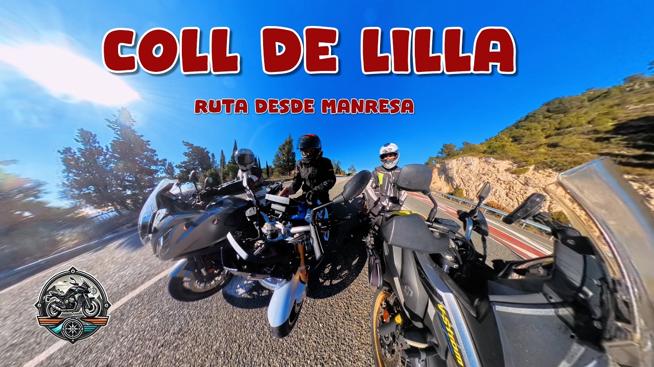 🏍️ Ruta en moto de Manresa al Coll de Lilla | Carreteras moteras y paisajes brutales