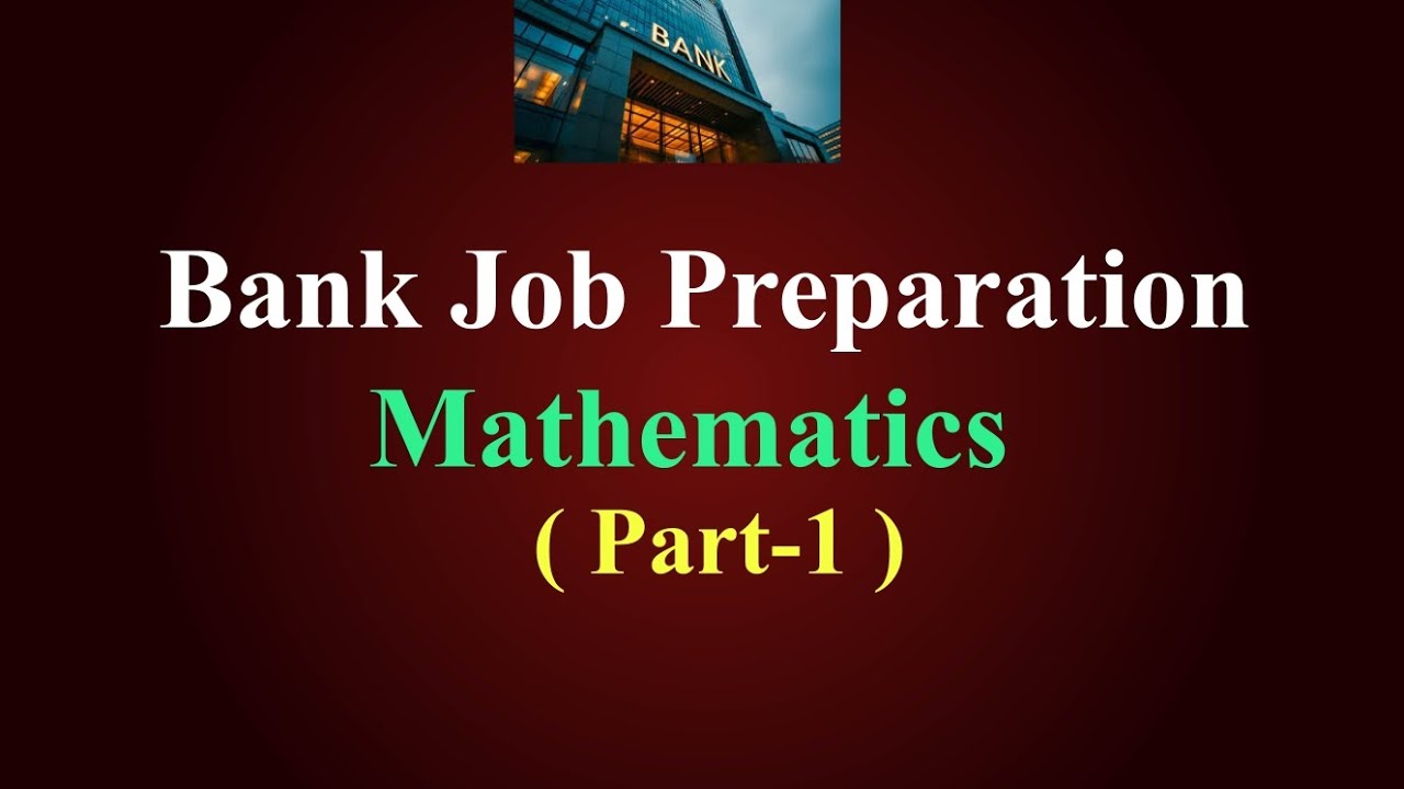 Bank Preli Mathematics (Part-01) #bankjobpreparation #mathematics #2026 #foryou 