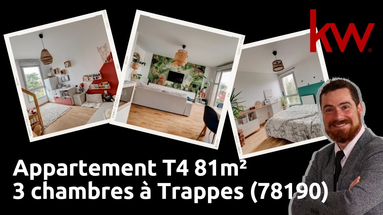 Appartement T4 81 m² à vendre sur Trappes
