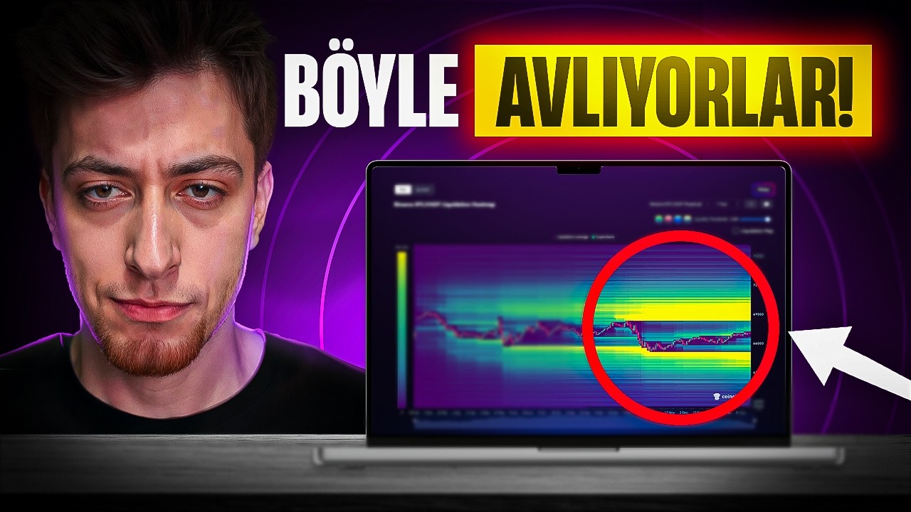PARANIZI B&Ouml;YLE ALIYORLAR 🚨 Likidasyon Isı Haritası Rehberi (Liquidation Heatmap)