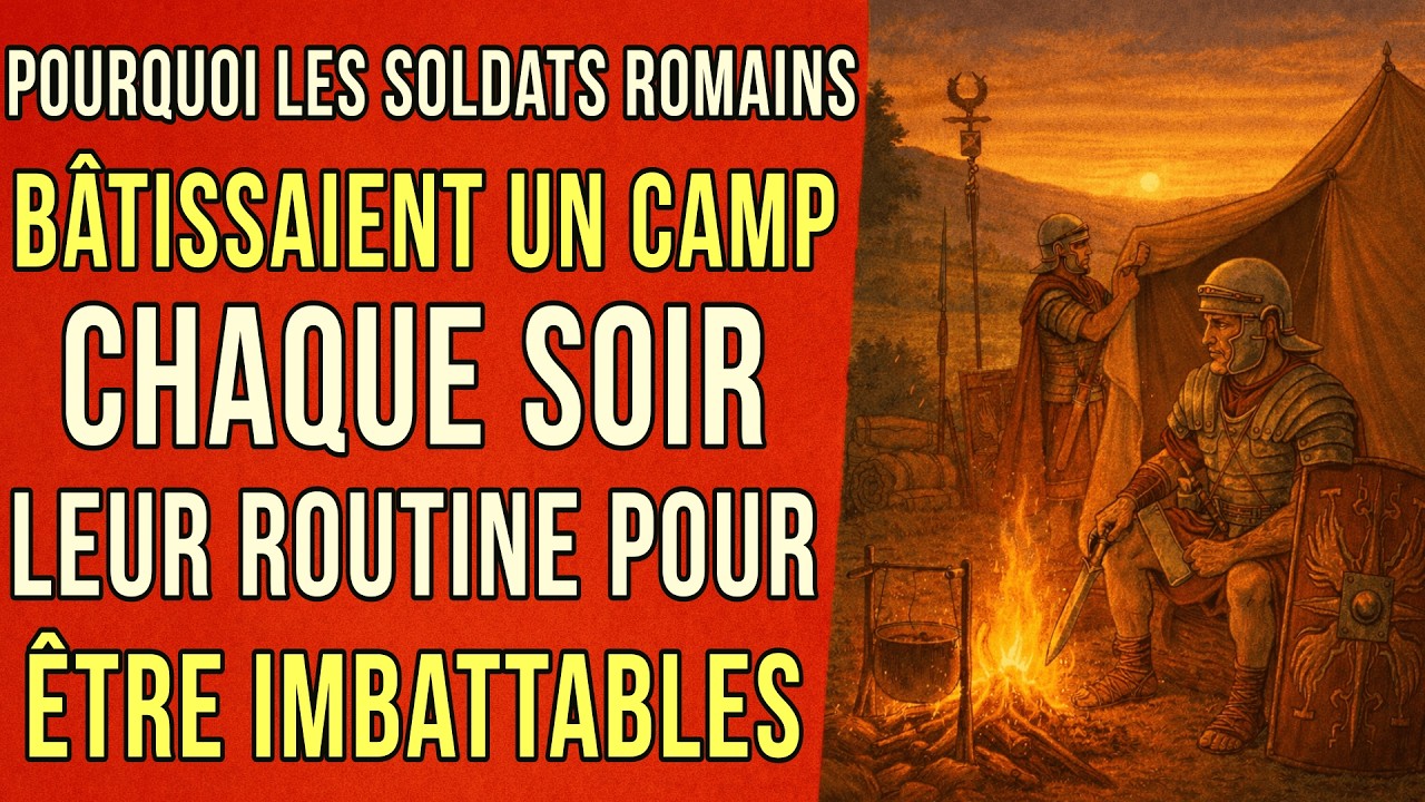 Pourquoi les soldats romains bâtissaient un camp chaque soir : leur routine pour être imbattables