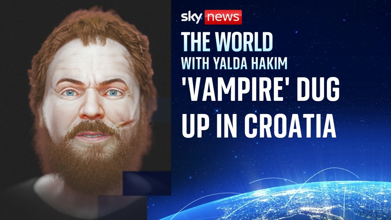 Face of a 400 year old 'vampire' recreated