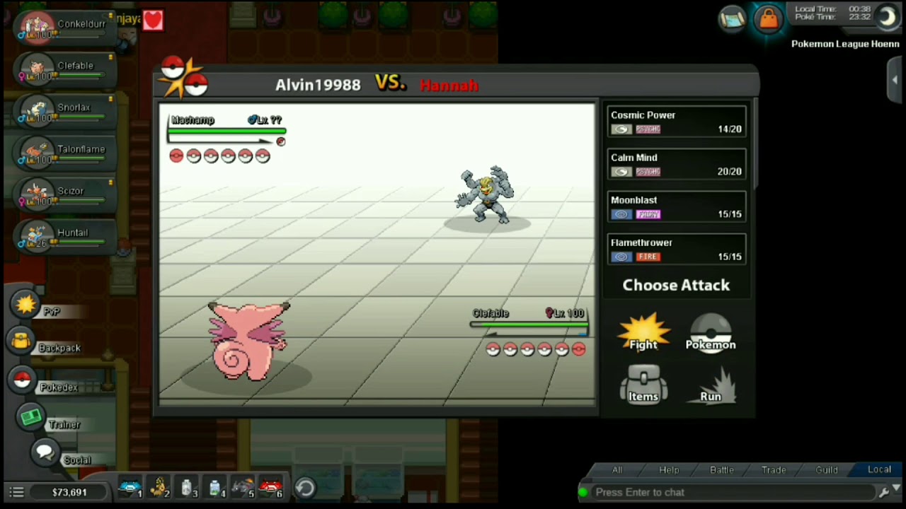 pokemon revolution online hannah boss