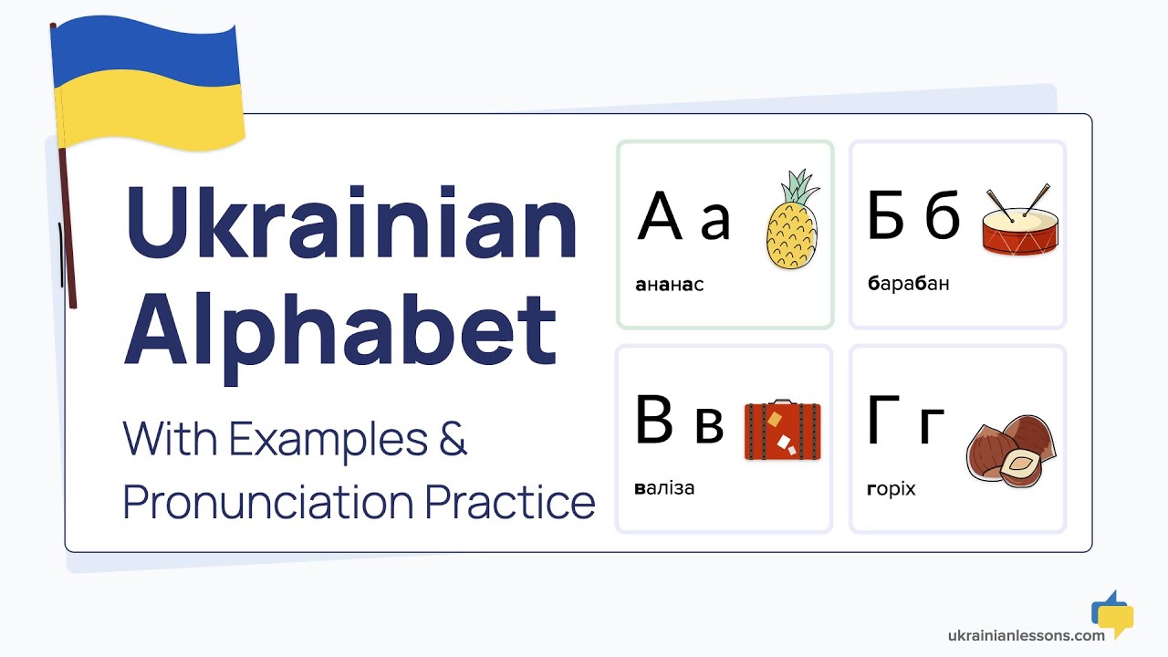 How to Read Ukrainian Alphabet 🇺🇦 Ukrainian Pronunciation Practice 🇺🇦 Ukrainian Letters and Sounds