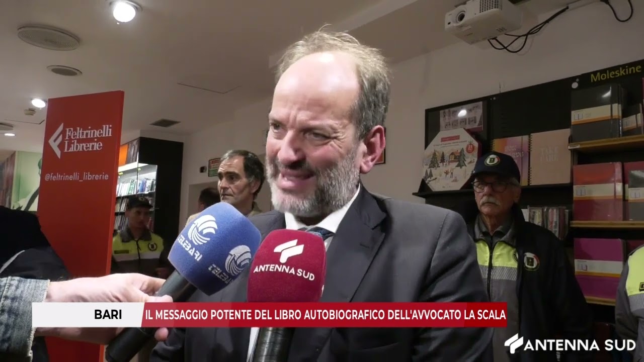 14 FEBBRAIO 2026 - BARI, IL MESSAGGIO POTENTE DEL LIBRO AUTOBIOGRAFICO DELL'AVVOCATO LA SCALA
