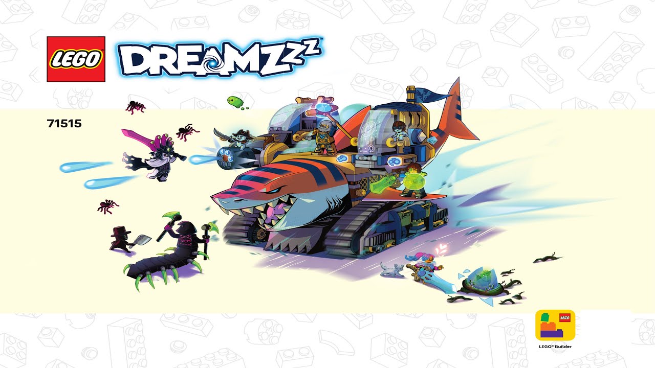 LEGO Instructions - Dreamzzz - 71515 - Tiger Shark Tank - Season 4