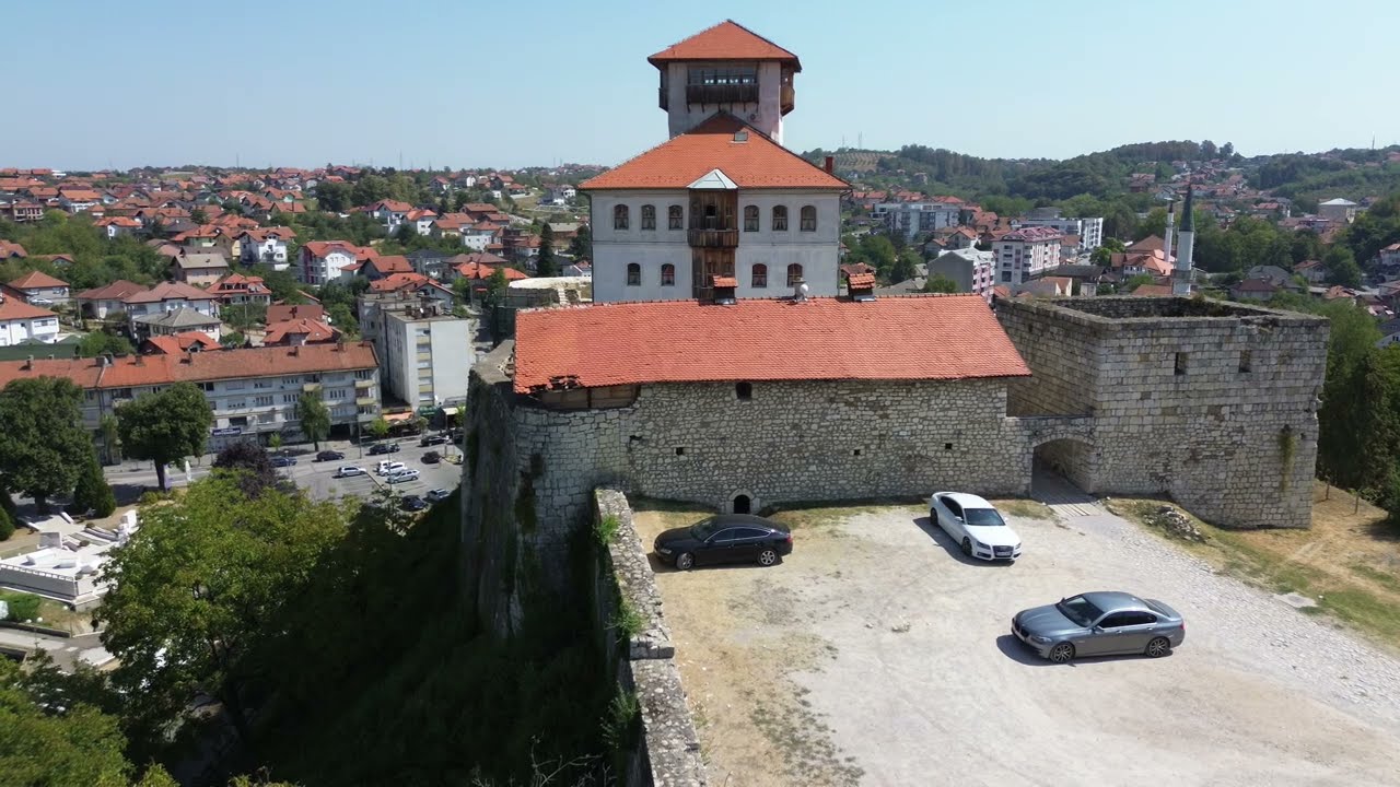 Gradačac Castle from air - Gradačačka Kula iz zraka