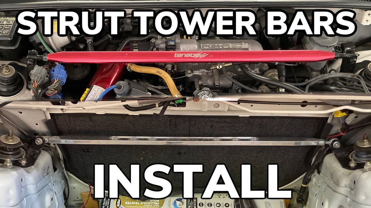 Strut Bar Install | (99 Honda Prelude)