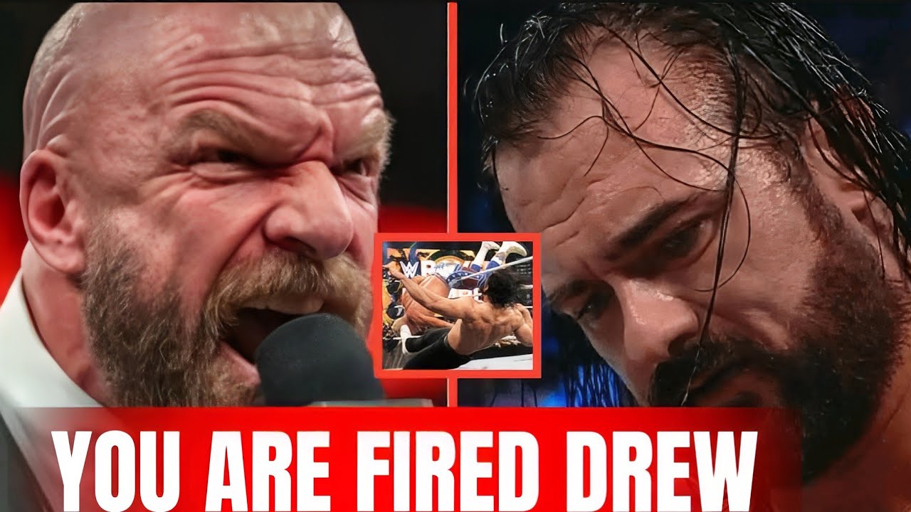 😱TRIPLE H FIRED DREW MCINTYRE LIVE AT ROYAL RUMBLE FOR ELIMINATING CODY RHODES!